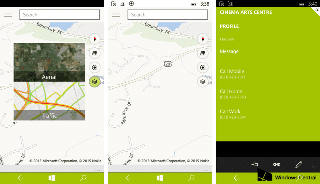 Mapas Windows 10