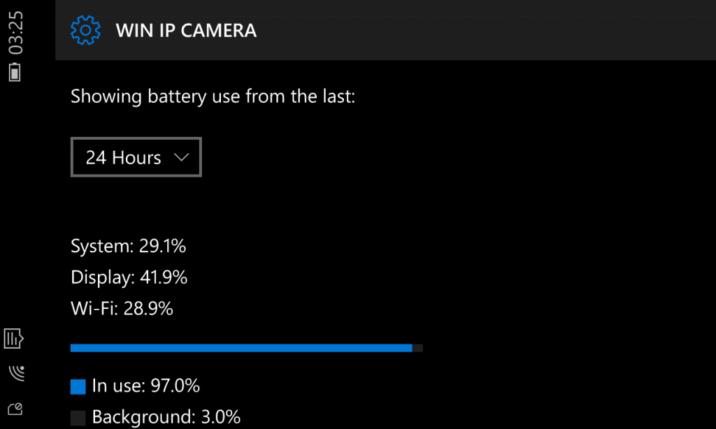 Bateria Windows 10