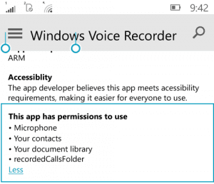 Call recorder