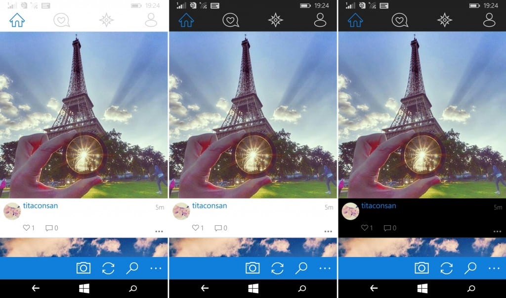 Instagram Comparação de apps