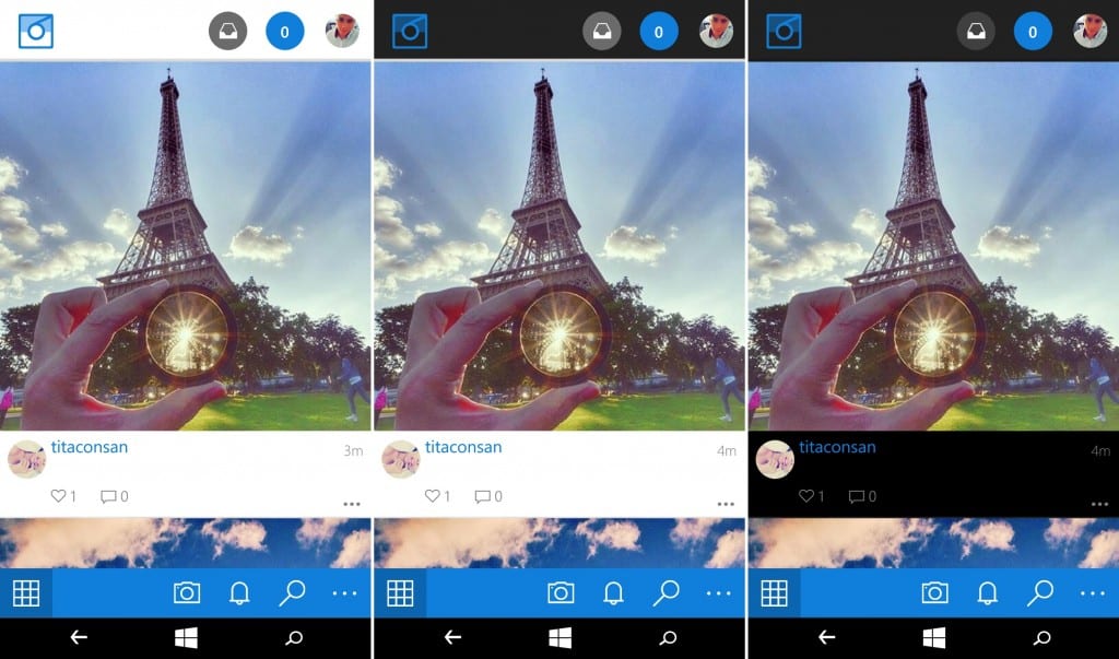 Instagram Comparação de apps