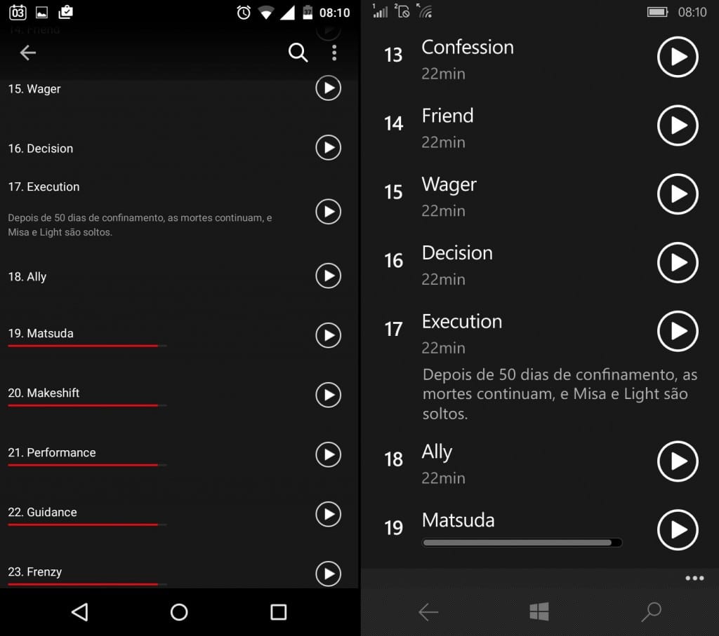 comparativo de apps #9: Netflix