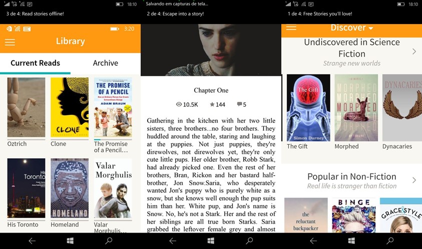 Wattpad prints