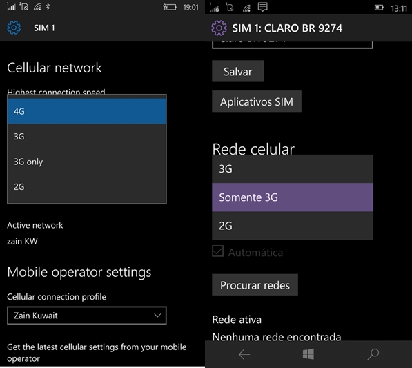 Build-14267 3G ou 4G permanente
