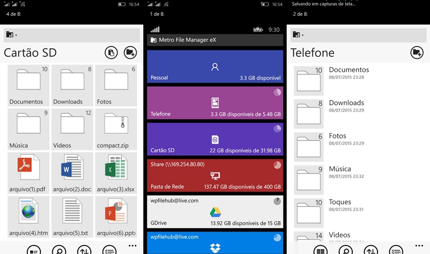 File manager metro prints