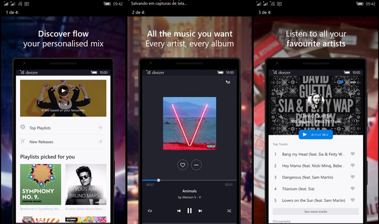 Deezer prints