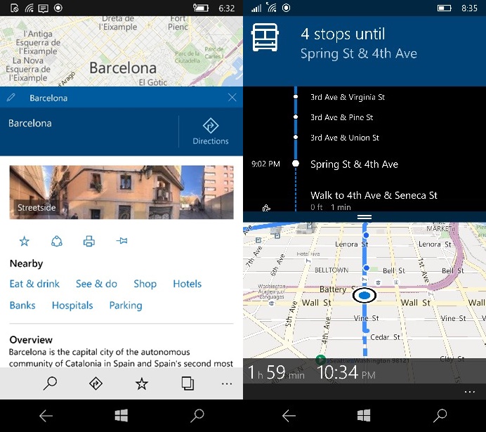 Maps Windows