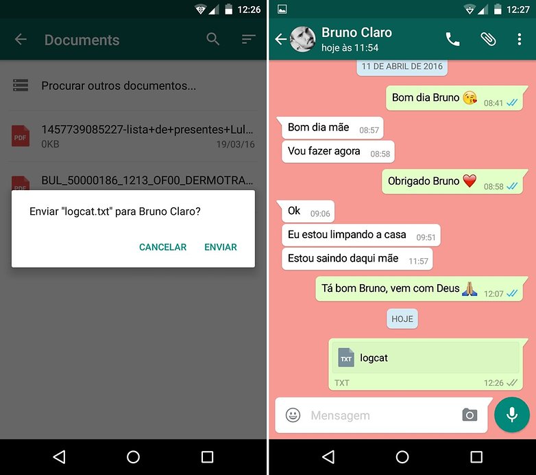 Whatsapp documentos office