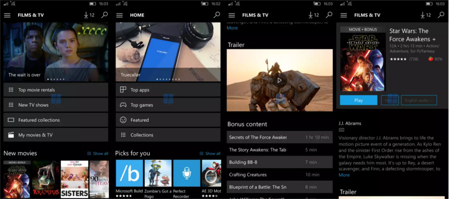 windows store ui