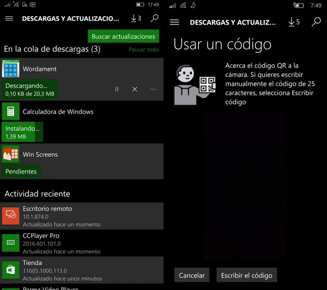 Windows Store W10 Mobile