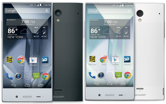 Smartphone Sharp lançado anos atrás.